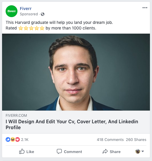 Fiverr And The Misleading Harvard Graduate Ad Campaign Who Gave Them Money